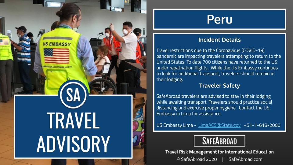 peru us travel advisory