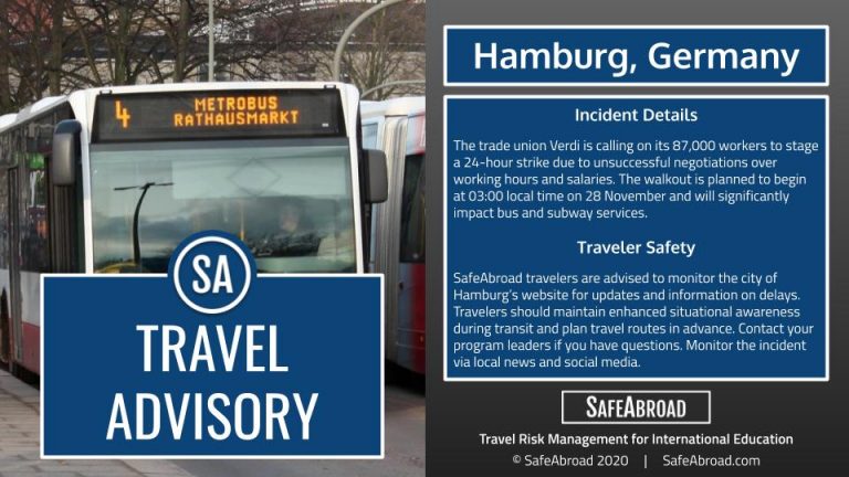 german travel advisory