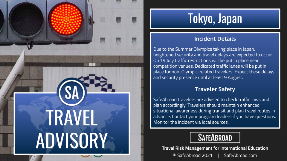 japan travel advisory state department