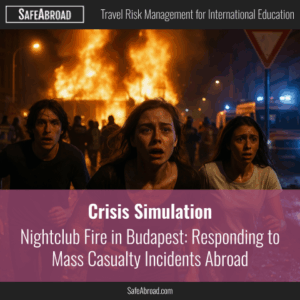 Nightclub Fire in Budapest: Responding to Mass Casualty Incidents Abroad
